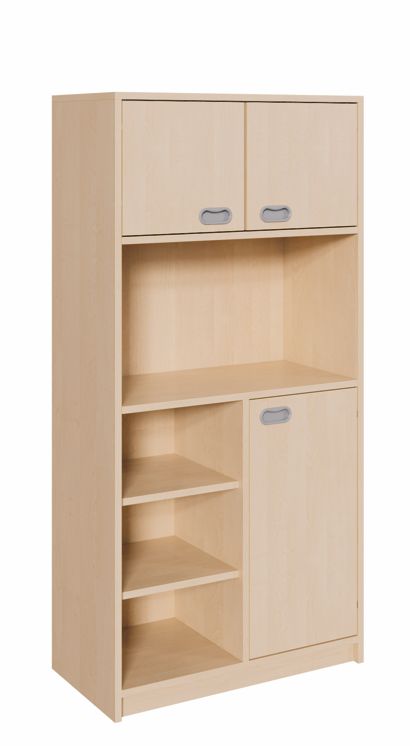 K Kombinationsschrank 160 cm, 3 Türen, Regal re./li., 2 Breiten